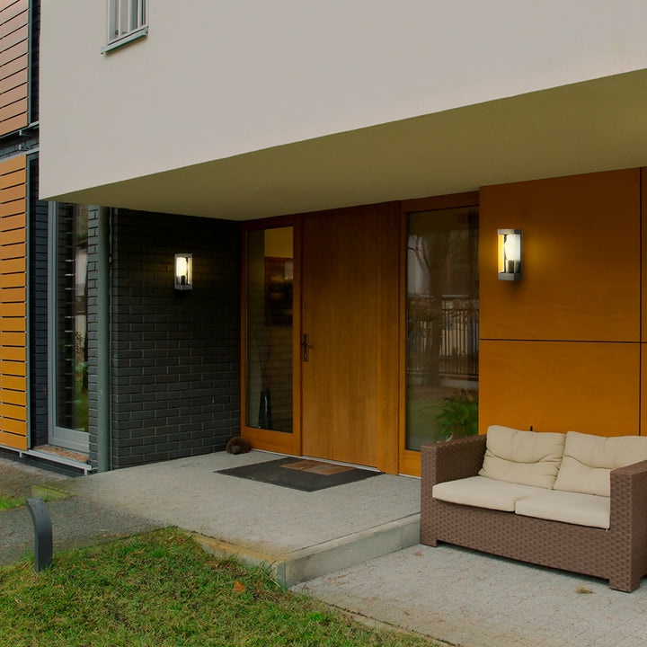 Aplique Aluminio Unidireccional Aften Negro