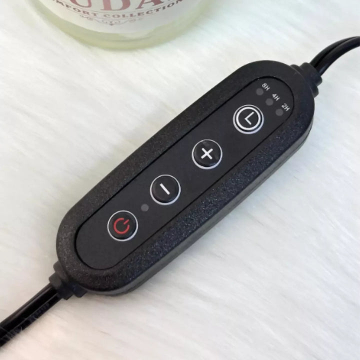 Lampara Calentadora de Velas Aromaticas Farol Negro