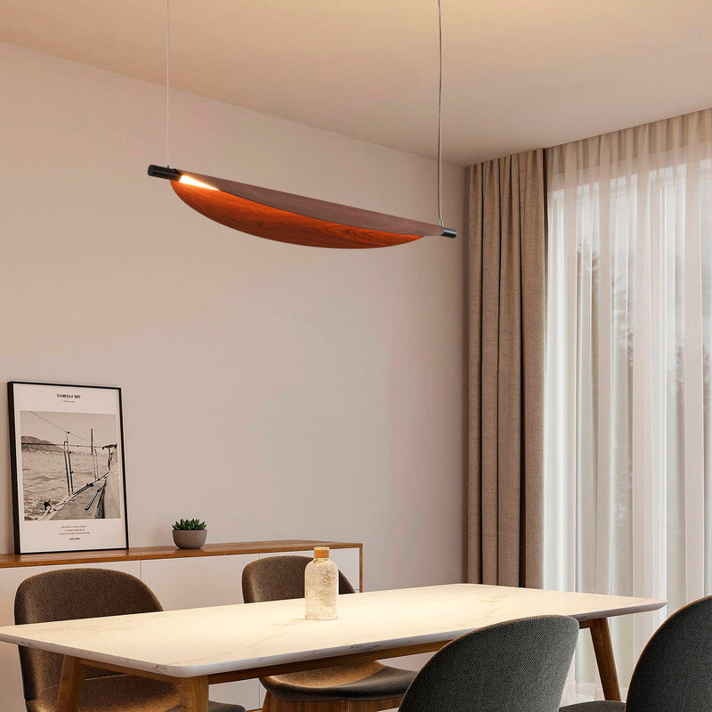 LÁMPARA COLGANTE LED STUDIO WASABI NATURAL 20W LUZ CÁLIDA