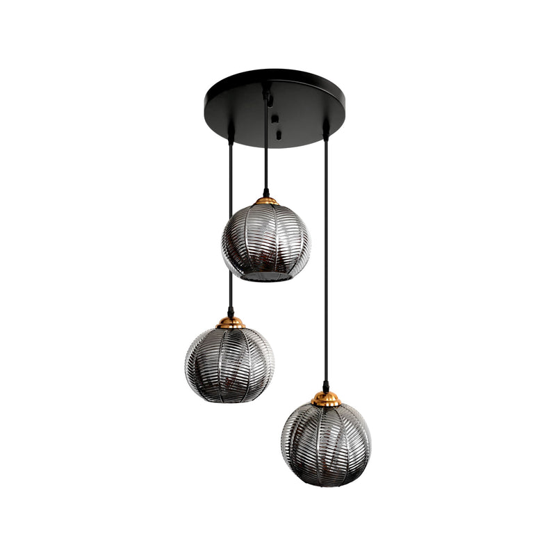 LÁMPARA COLGANTE LED STUDIO LOTO 3 TULIPAS (SIN AMPOLLETAS E27)