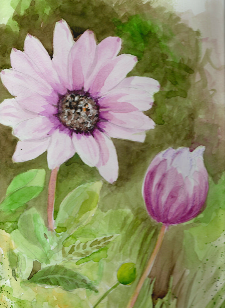 Flor rosada de primavera 