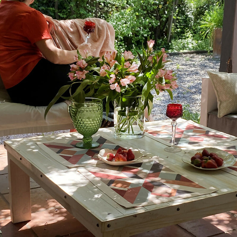 Set Individuales Linet Natural, Terrazo
