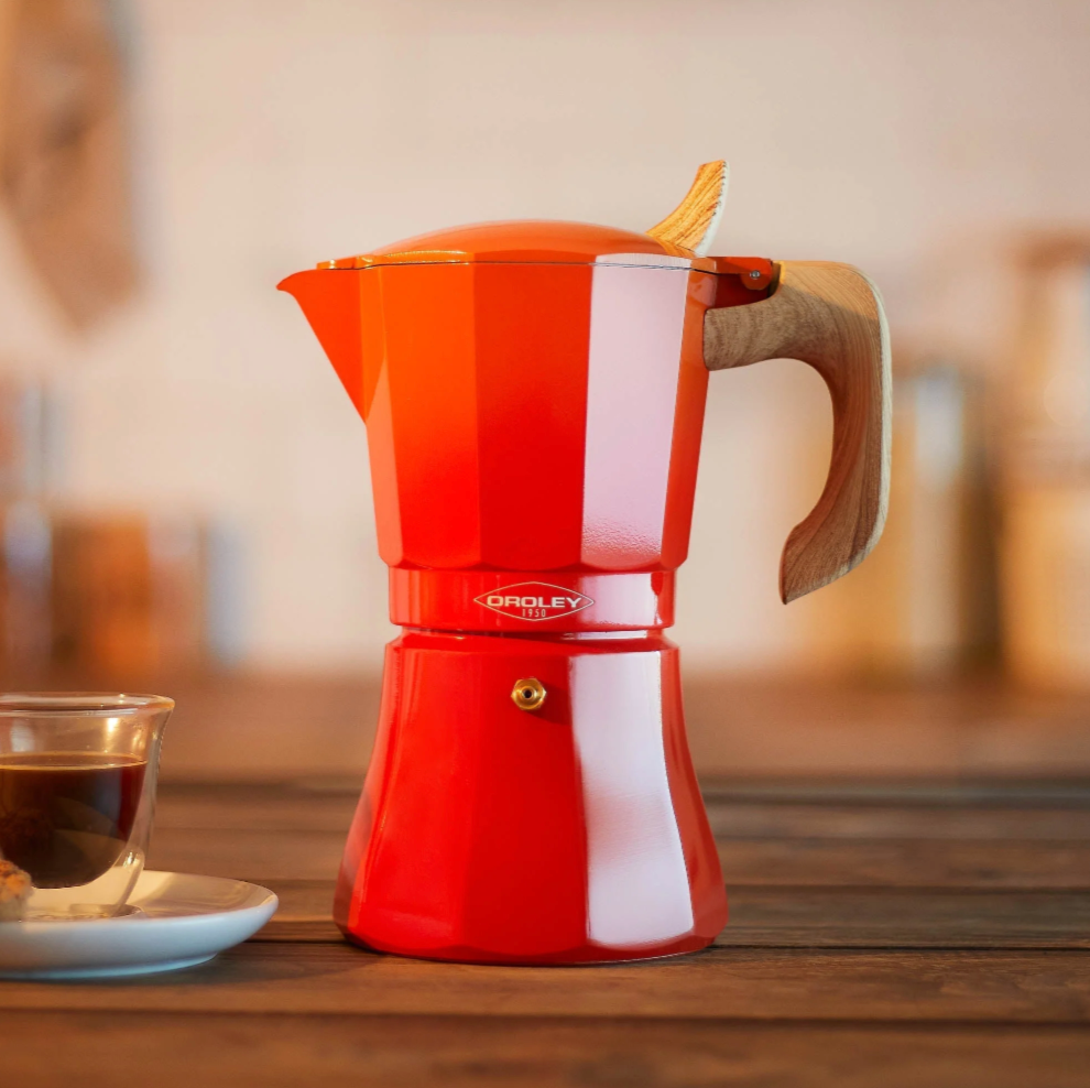 Cafetera Petra Inducción 9 tazas colores