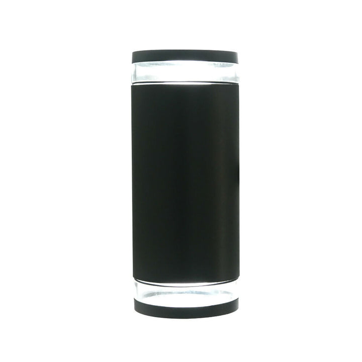 Aplique Aluminio Bidireccional Shaw Negro