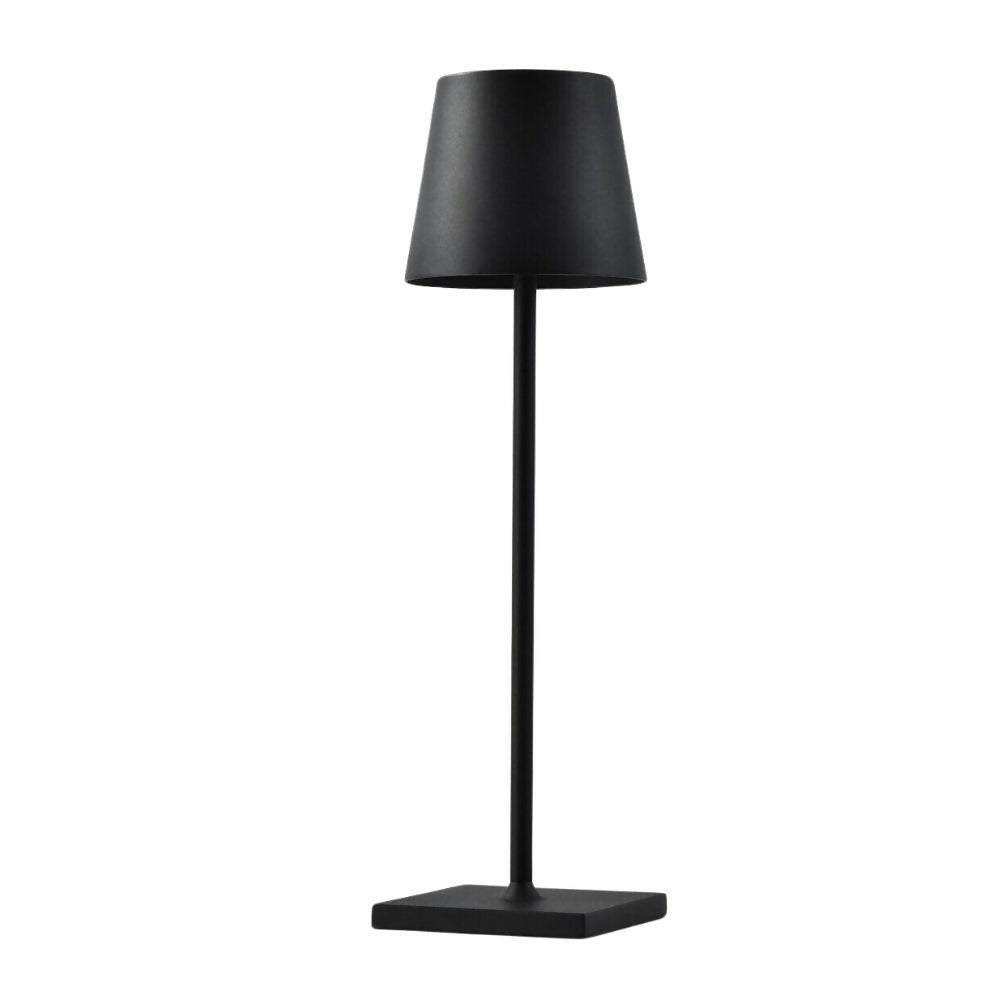 LÁMPARA DE MESA ESCRITORIO PORTÁTIL LED RECARGABLE NEGRO