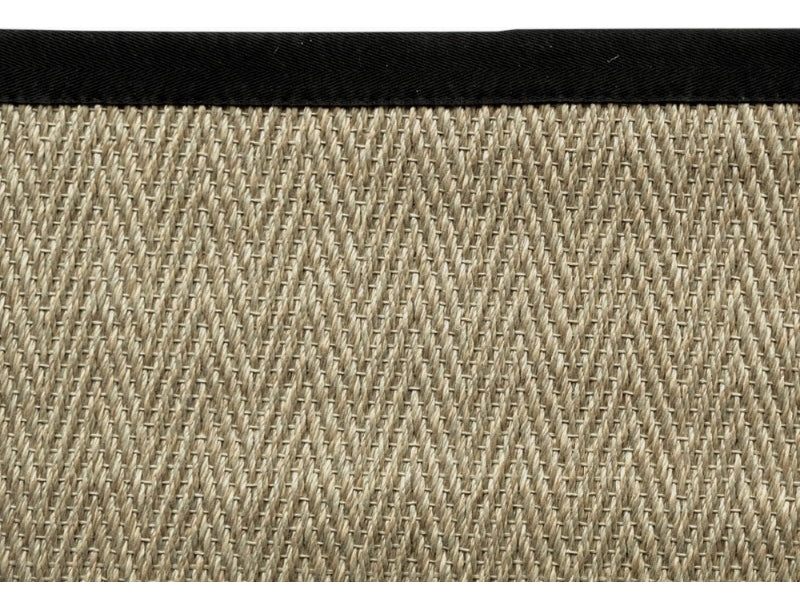 Alfombra Sisal Sintetico Borde Negro 200x300 PVB04