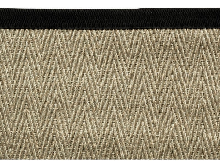 Alfombra Sisal Sintetico Borde Negro 200x300 PVB04