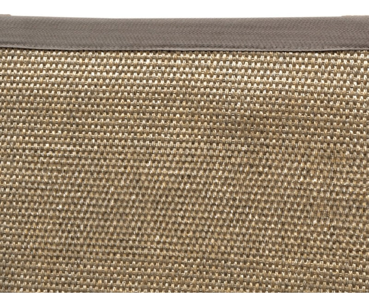 Alfombra Sisal Natural Borde Café KF731 (3 medidas)