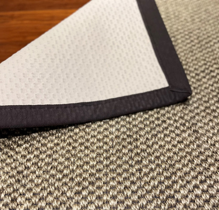 Alfombra Sisal Natural Borde Gris GA880 (3 medidas)