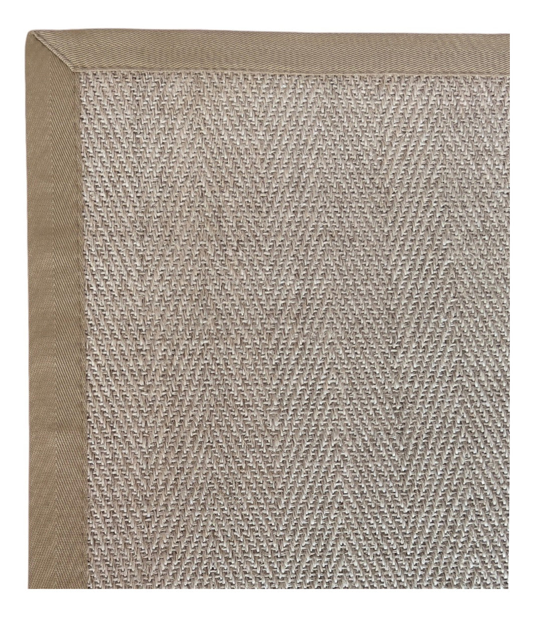 Alfombra Sisal Natural Borde Beige VB1065 (3 medidas)