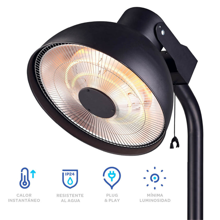 Calefactor de Terraza Primaheat 3 Potencias 2000w PRIMATER