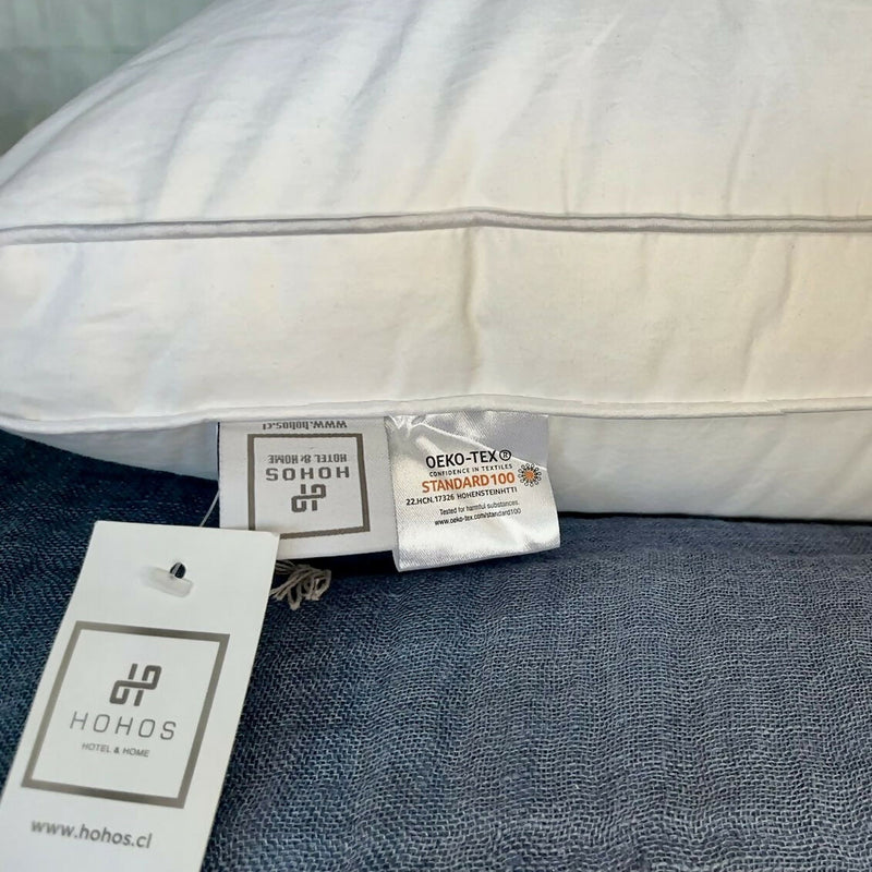 Almohada microfibra hipoalergénica 50x90cm. con fuelle de 3,5cm