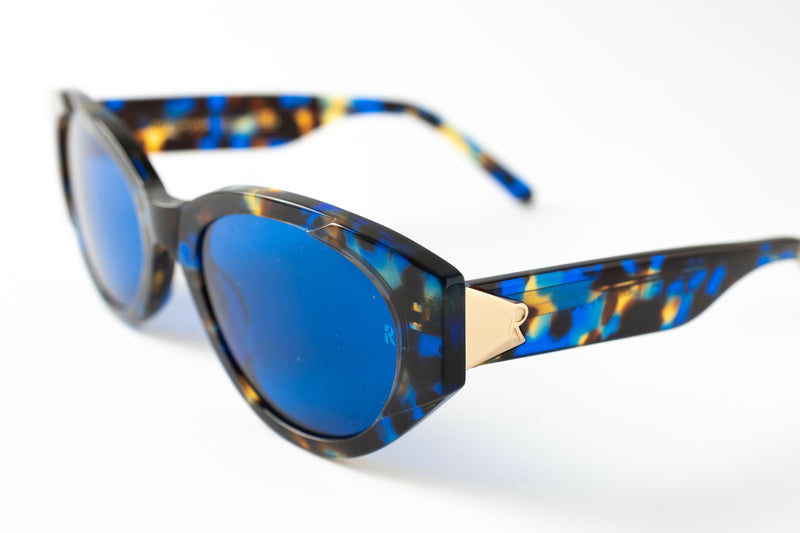 Anteojos Perpetuals 02 Cateyes Marbled Blue