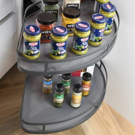 Esquinero doble bandeja