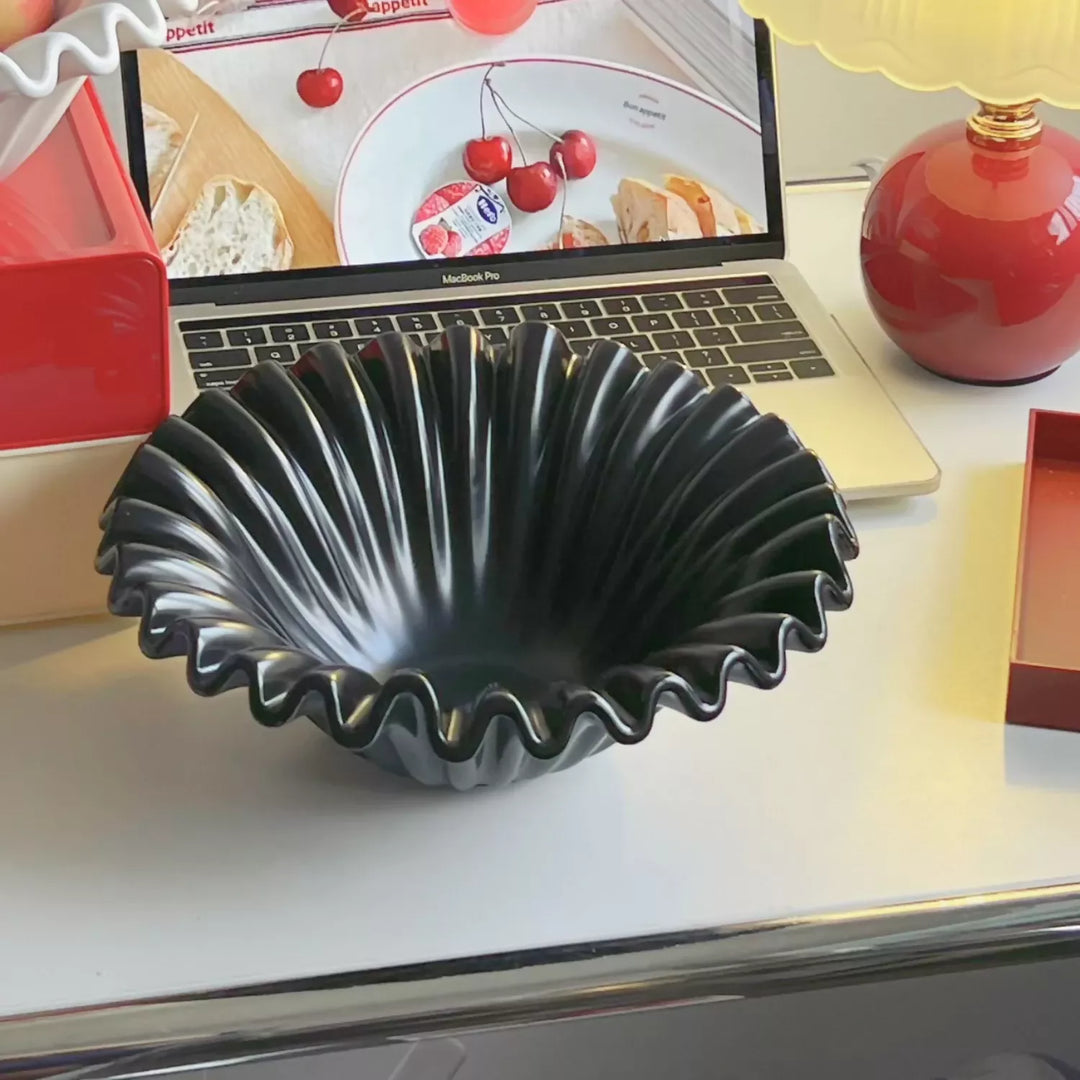 Fuente estilo Frutero Cerámica Shell