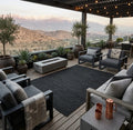 Alfombra Rustic Charcoal de Fibra Natural