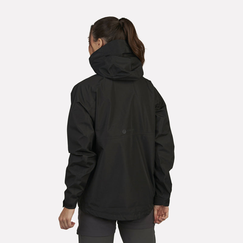 Chaqueta Impermeable Mujer Hanorak Frontera Negra