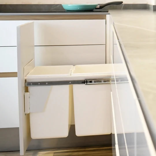 Basurero Reciclaje con Anclaje a Puerta 40L