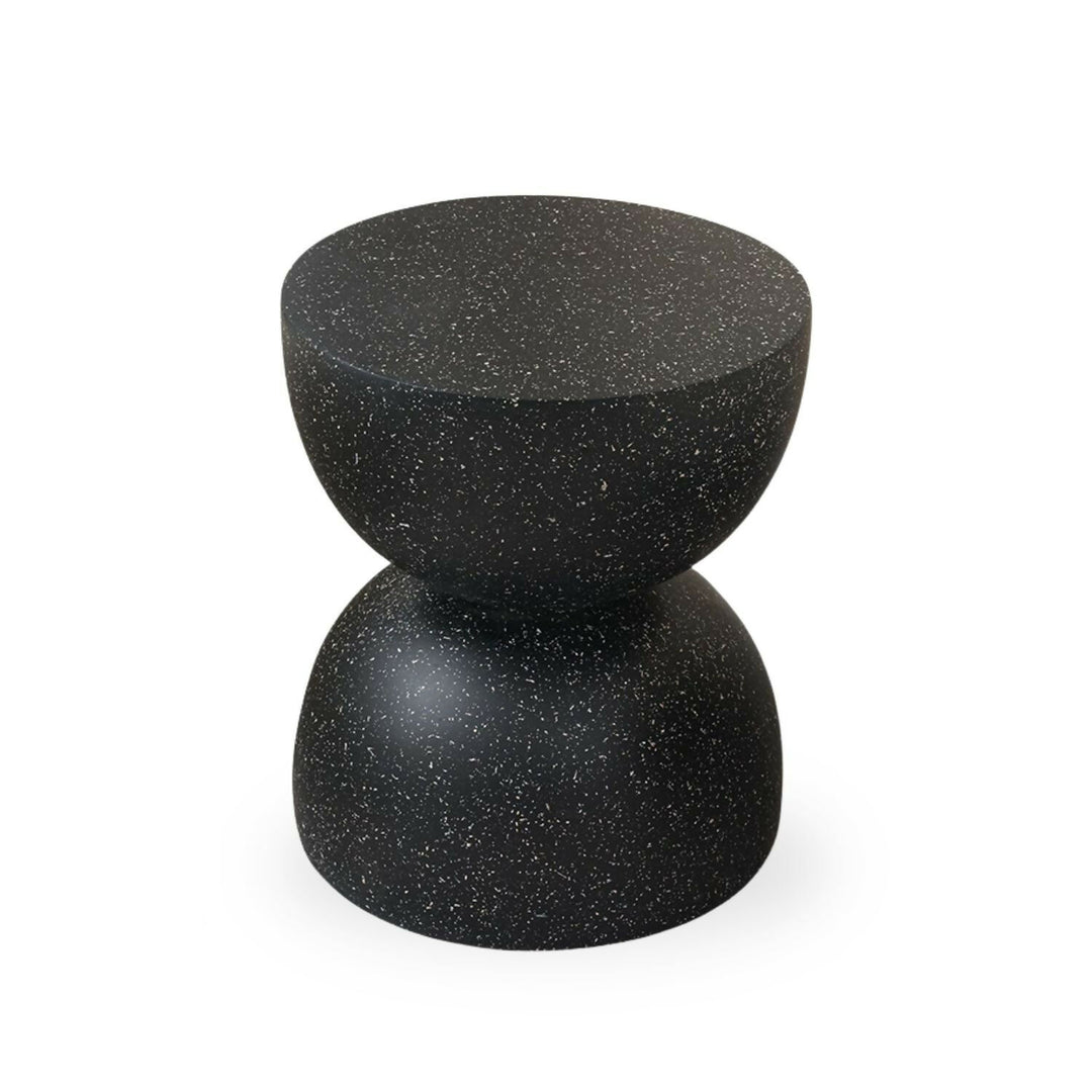 Mesa Lateral Piedra Luna Tempus Negro