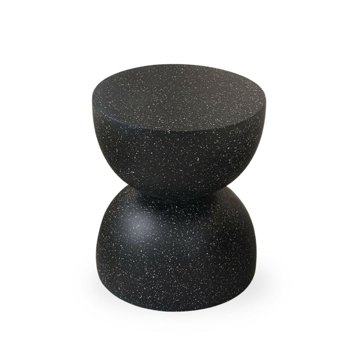 Mesa Lateral Piedra Luna Tempus Negro