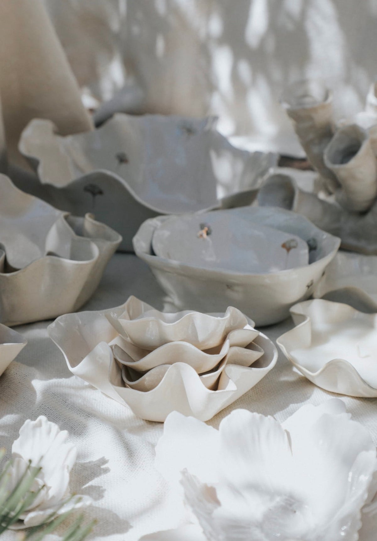 Fuentes de porcelana