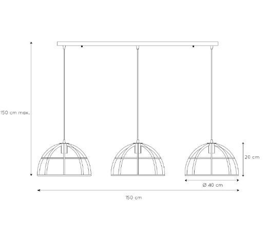 LAMPARA COLGANTE DIKRA