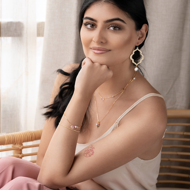 aros boho rose dust icon