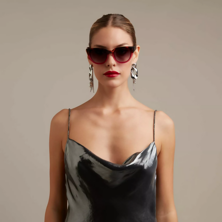 Anteojo de Sol OKKIA Silvia Havana Pink