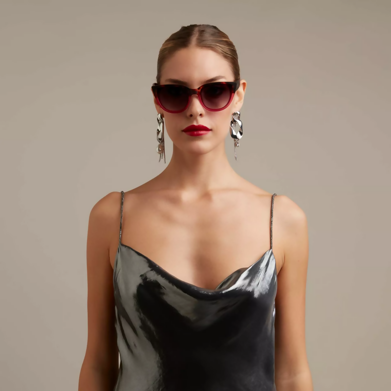 Anteojo de Sol OKKIA Silvia Havana Pink