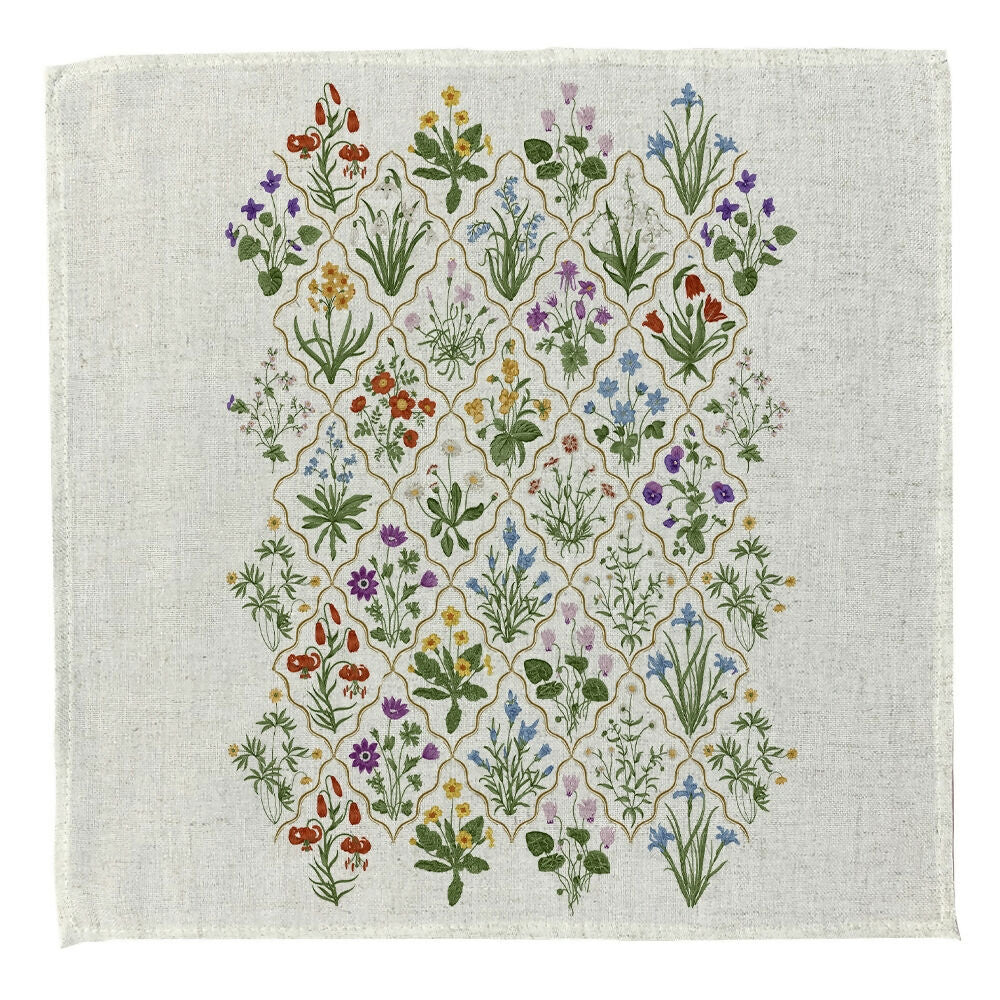 Set 4 Servilletas Art deco - Lino Poliester