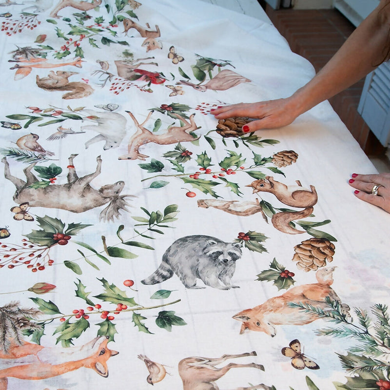 Mantel Woodland - Velo Organza