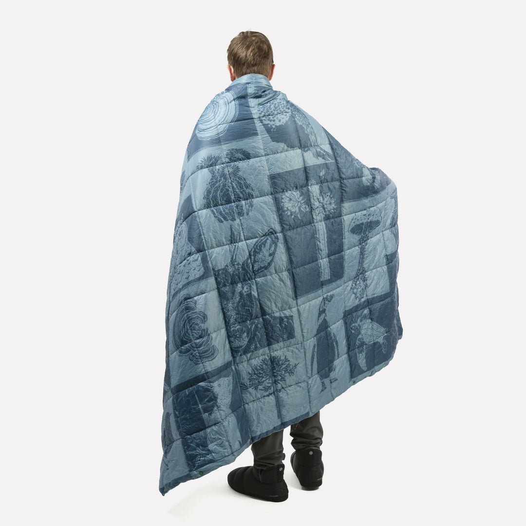 Manta Térmica Nalca Multifuncional Azul Print