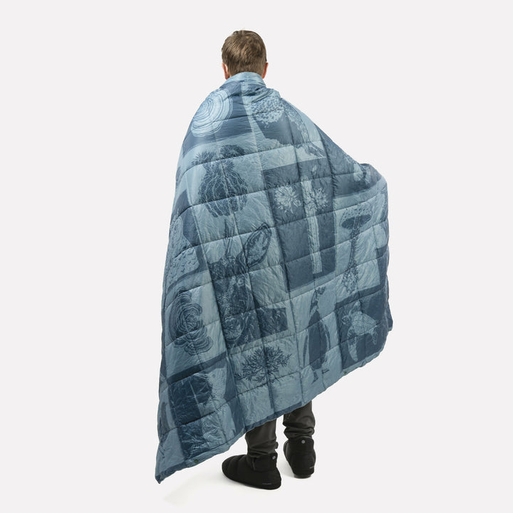 Manta Térmica Nalca Multifuncional Azul Print