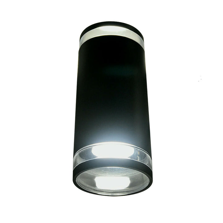 Aplique Aluminio Bidireccional Shaw Negro