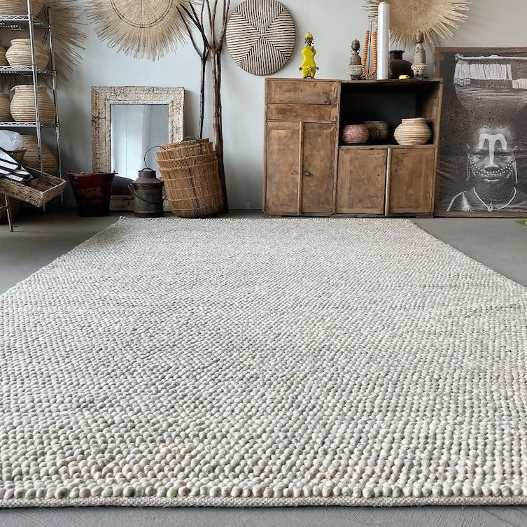 Alfombra Wool Loop Gris