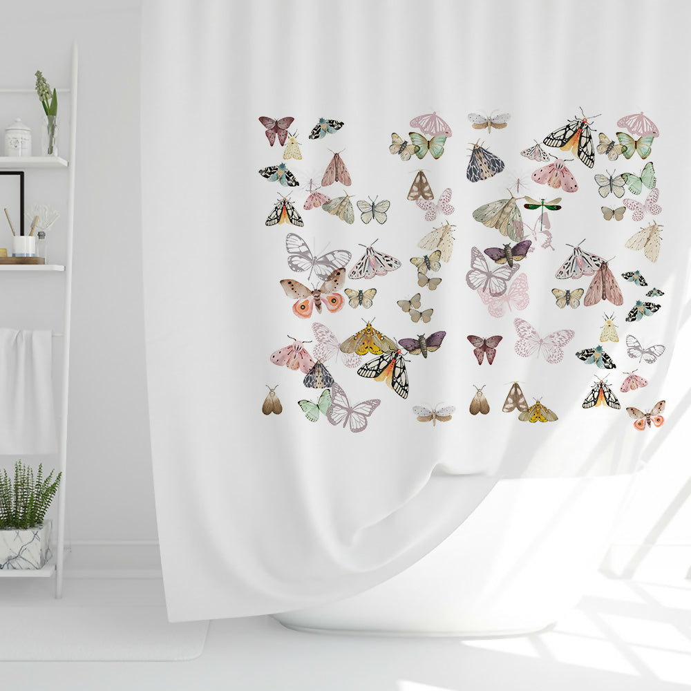 Cortina de Baño Butterflies