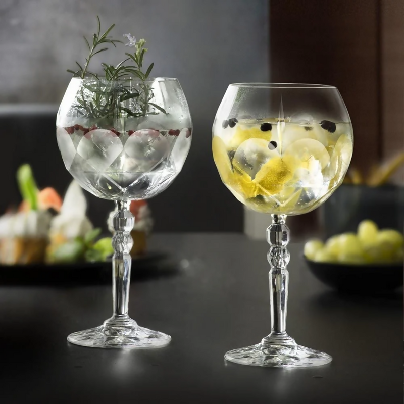 Set 6 Copas Gin RCR Alkemist Cristal Tallado