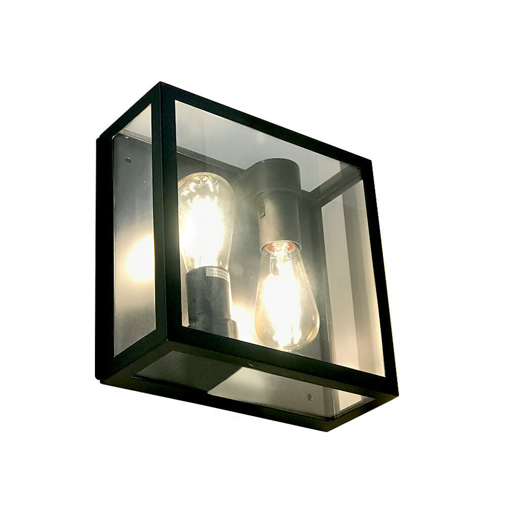 Aplique Exterior Aruma Negro