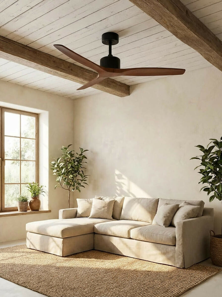 Ventilador de Techo Aviador Nogal Ajustable 52” PRIMATERM