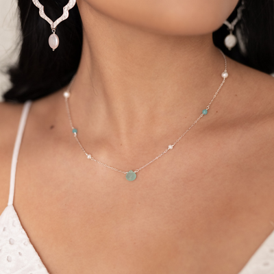 MU2545 COLLAR BLUE RISE PLATA