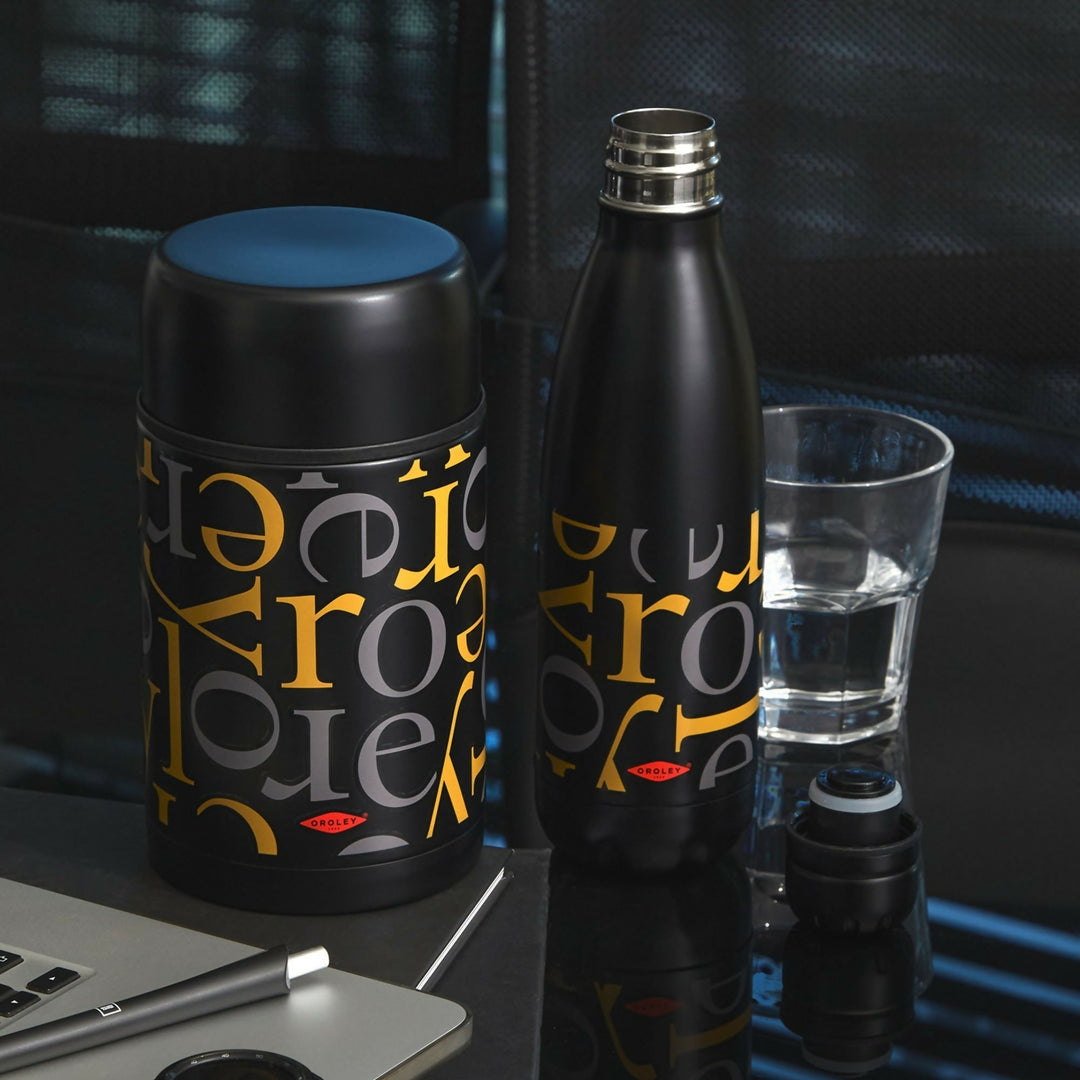 Set Termo para comidas Acero inox. 1litro + Botella Termo Oroley