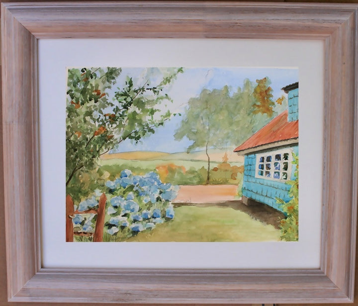 Casa con tejuelas del Sur