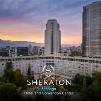 Noche para dos con desayuno en Hotel Sheraton Santiago, Providencia, con estacionamiento y Wi-Fi.