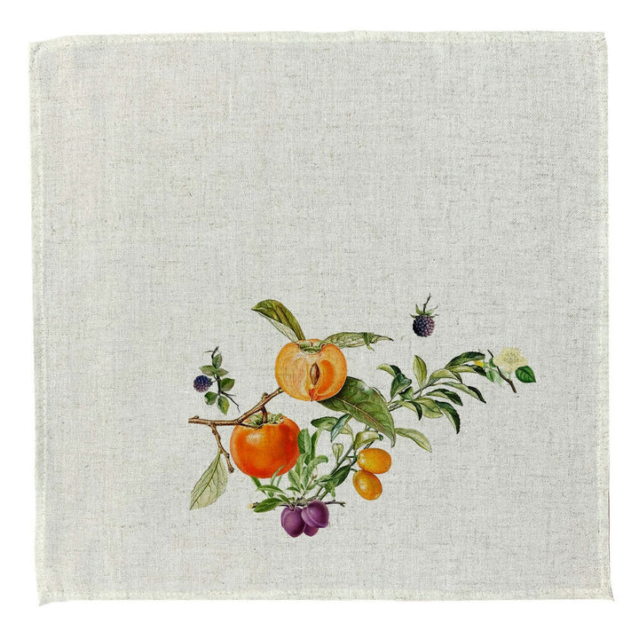 Set 4 Servilletas Frutas - Lino Poliester