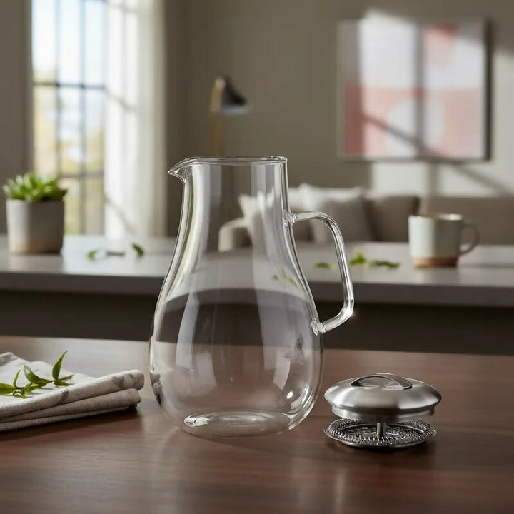 Set Jarra con filtro Venecia 1.8 Lts + Set 2 vasos Génova 250ml