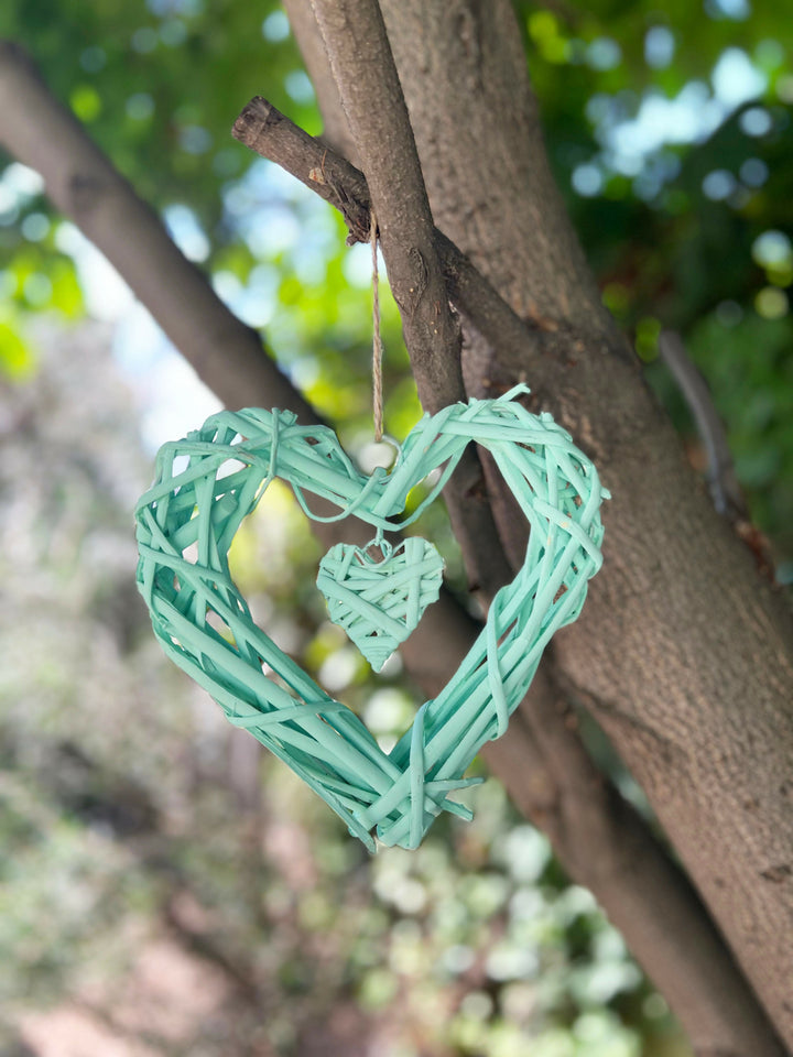 CORAZÓN COLGANTE VERDE M
