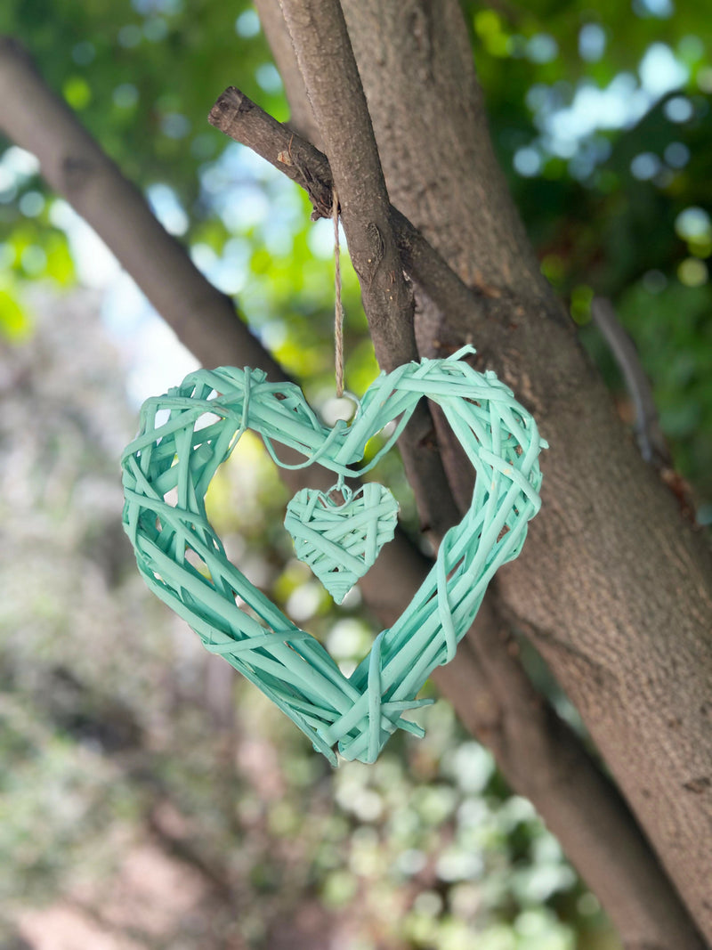 CORAZÓN COLGANTE VERDE M