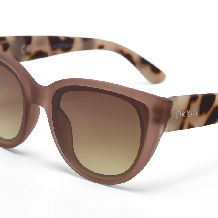 Anteojo de Sol OKKIA Silvia Pink Havana