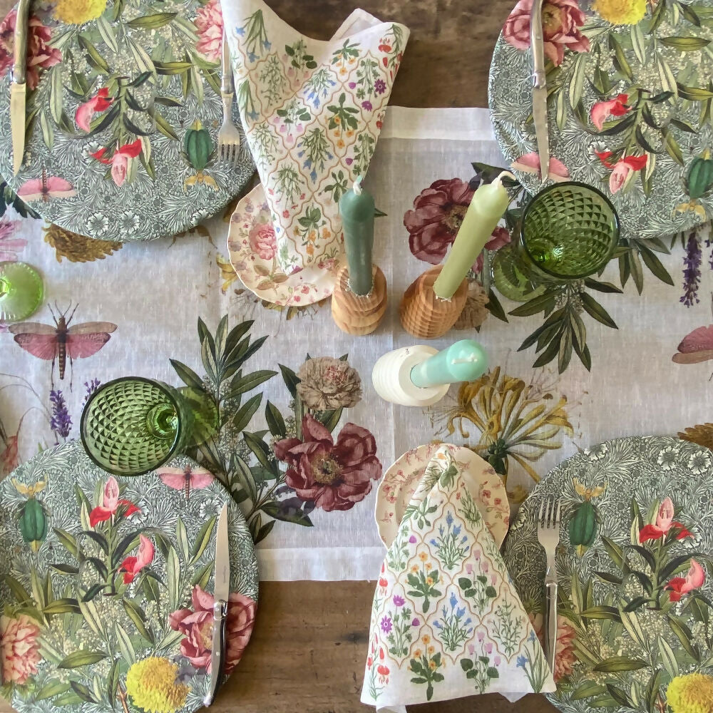 Set 4 Servilletas Art deco - Lino Poliester