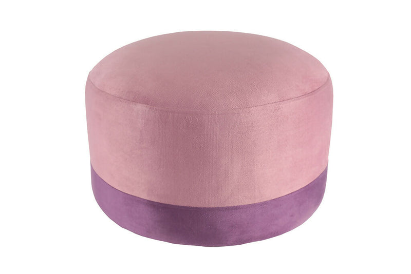 POUF REDONDO MORA CREMA UBUNTU